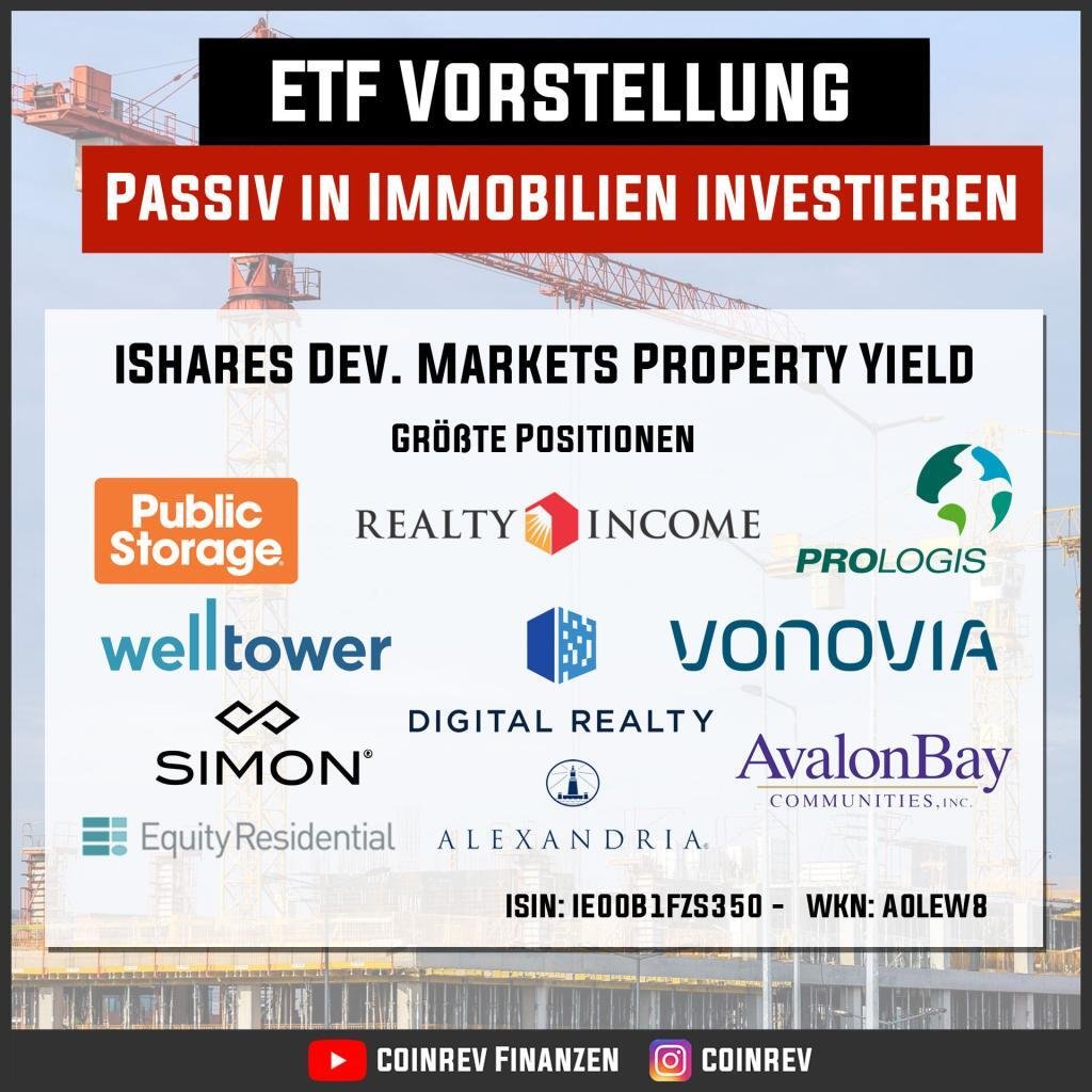 Passiv in Immobilien investieren mit dem iShares Developed Markets Property Yield ETF